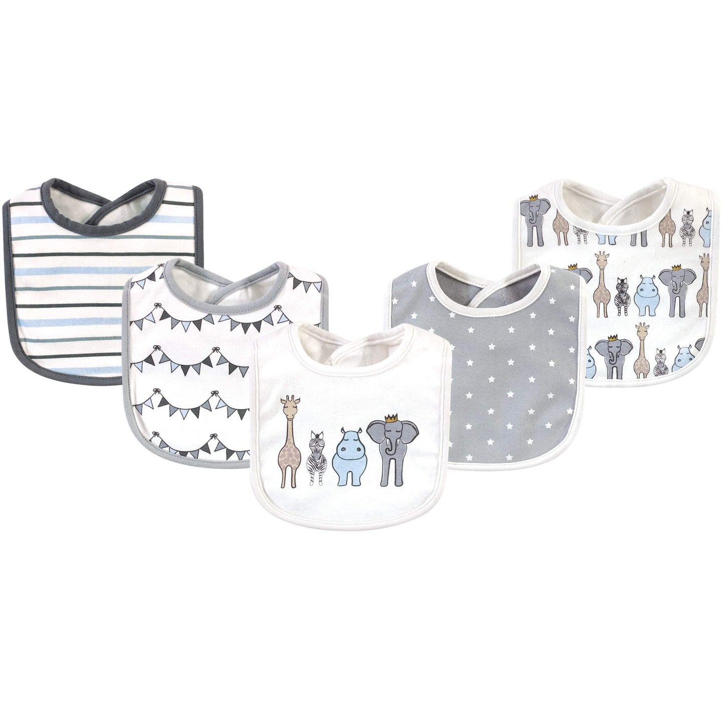 Hudson Baby Unisex BabyCotton Bibs