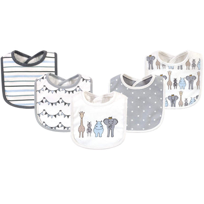 Hudson Baby Unisex BabyCotton Bibs