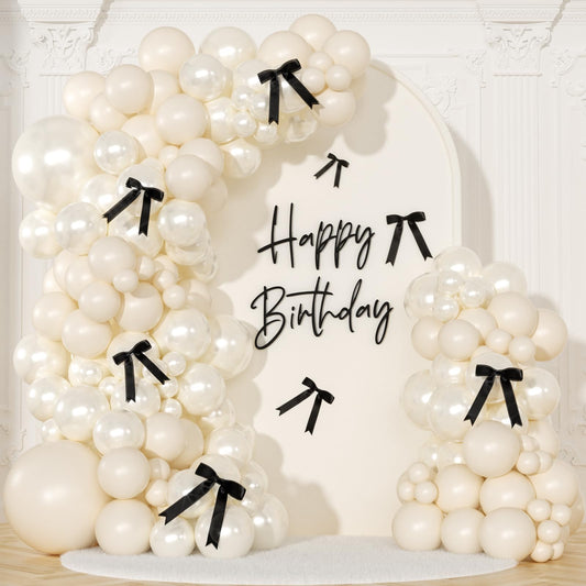 Dusty Pink Balloon Arch Kit 126 Pcs Pink and Sand White Balloon Arch Garland Kit Include Dusty Pink Sand White Balloons for Wedding Birthday Baby Shower Gender Reveal Decorations