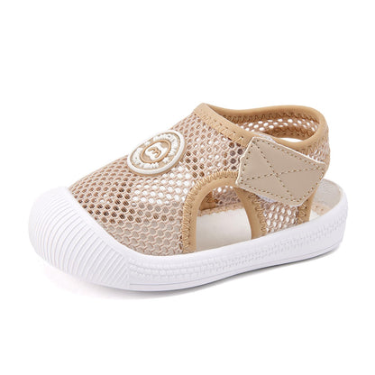 BMCiTYBM Baby Boy Girl Closed Toe Summer Sandals Lightweight Shoes Infant Non-Slip First Walking Sneakers 6 9 12 18 24 Months