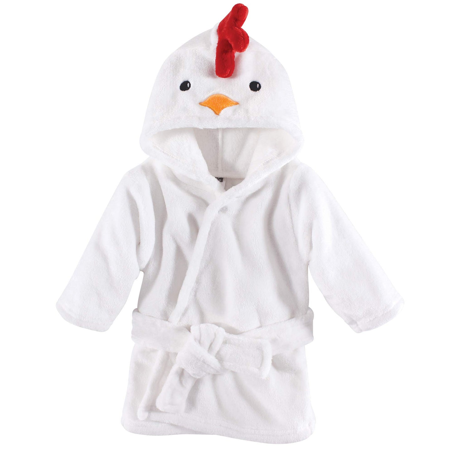 Hudson Baby Unisex Baby Plush Animal Face Bathrobe