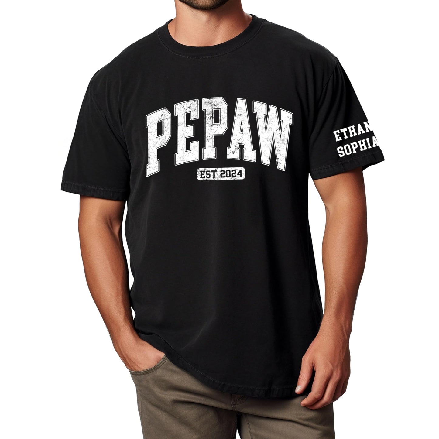Personalized Custom Grandpa Shirt, Fathers Day Shirt Gifts for Grandpa, Gifts for Dad