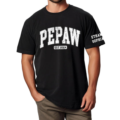 Personalized Custom Grandpa Shirt, Fathers Day Shirt Gifts for Grandpa, Gifts for Dad
