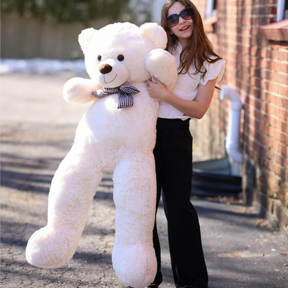51 inch Big Teddy Bear Cute Giant Stuffed Animals Soft Plush Toy for Girlfriend Kids for Birthday Christmas Valentine's Day