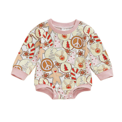 Easter Newborn Baby Girl Clothes Fuzzy Bunny Embroidery Romper Sweatshirt Bubble Jumpsuit Toddler Baby Girl Outfit