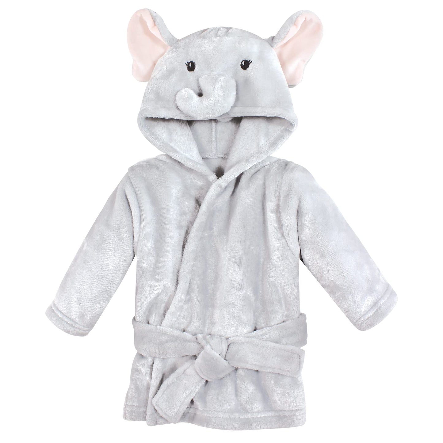 Hudson Baby Unisex Baby Plush Bathrobe and Toy Set