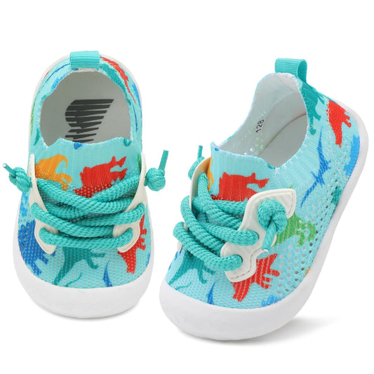 BARERUN Baby Shoes Baby First Walking Shoes Infant Sneakers Wide Barefoot Slip on Soft Sole Boys Girls Crib Shoe Toddler Breathable Lightweight House Socks