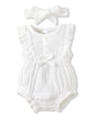 Renotemy Newborn Infant Baby Girl Clothes Rompers Summer Jumpsuits Short Sleeve Romper Infant Baby Clothes Girl