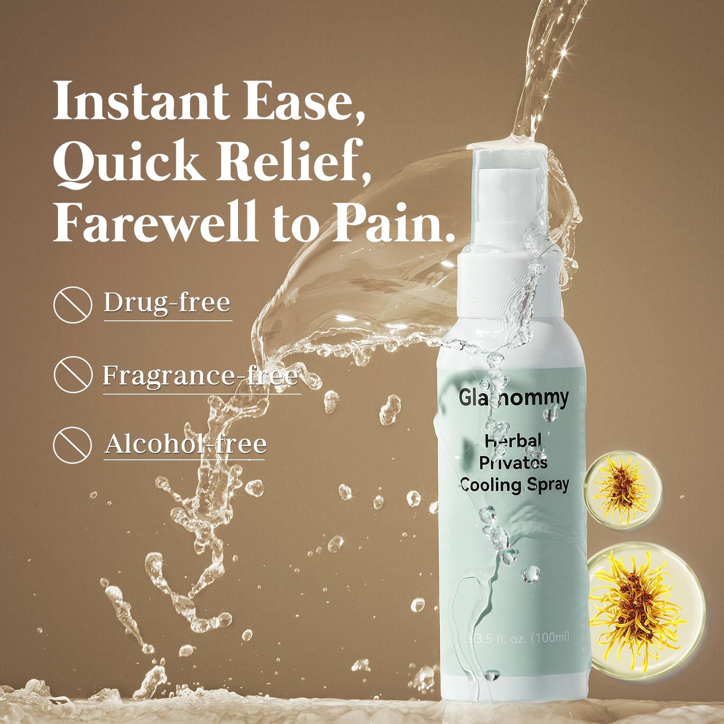 Postpartum Recovery Essentials Kit for Women, Labor & Delivery Postpartum Care, Peri Bottle, Cooling Spray, Disposable Postpartum Underwears, Postpartum Pads, Hot&Cold Packs, Soothing Liners