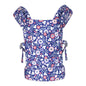 Baby doll carrier for baby girl Premiums soft straps and skin-friendly webbing stuffed animal carrier for kids and toddler facing in facing out and backpack 18 inch doll little flowers design