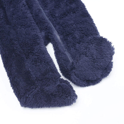 Newborn Baby Jumpsuit Hooded Fleece Rompers Long Sleeve Onesies Outwear Outfits