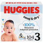 Huggies Size 1 Diapers, Snug & Dry Newborn Diapers, Size 1 (8-14 lbs), 38 Count, Packaging May Vary
