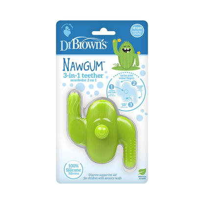 Dr. Brown's AquaCool Water-Filled Baby Teether, Cools & Massages Sore Gums, BPA Free, Pineapple and Apple, 2 Pack, 3m+