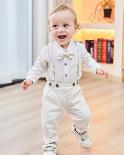 SANMIO Baby Boy Clothes 0-24M Baby Boy Suits 4pcs Baby Boys Baptism Easter Outfits Baby Christmas Clothes