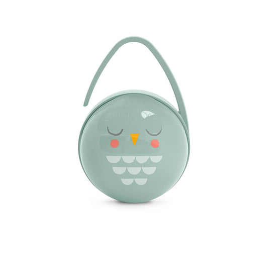 Suavinex Bonhomia 2 in 1 Duo Baby Pacifier Case, Pacifier Holder, Holds 2 Baby Pacifiers, Baby Accessories, (Beige)