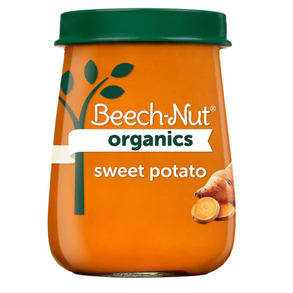 Beech-Nut Organics Stage 1 Organic Baby Food, Sweet Potato, 4 oz Jar