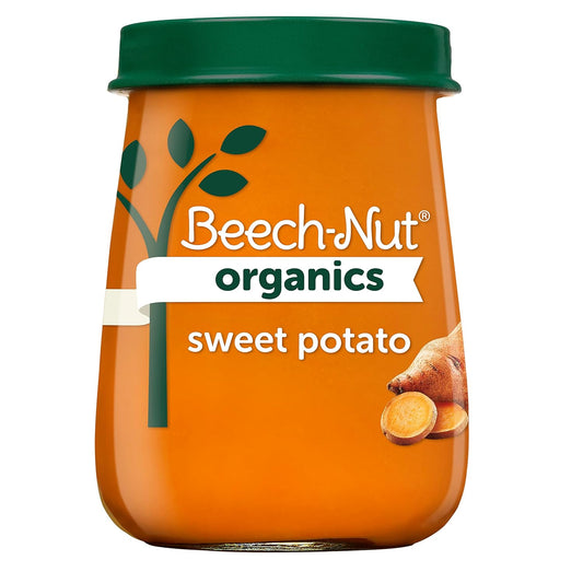 Beech-Nut Organics Stage 1 Organic Baby Food, Sweet Potato, 4 oz Jar
