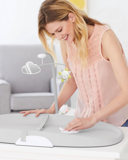 Skip Hop Baby Changing Pad Nursery Style Wipe-Clean Contoured with Cushioned Foam Oat