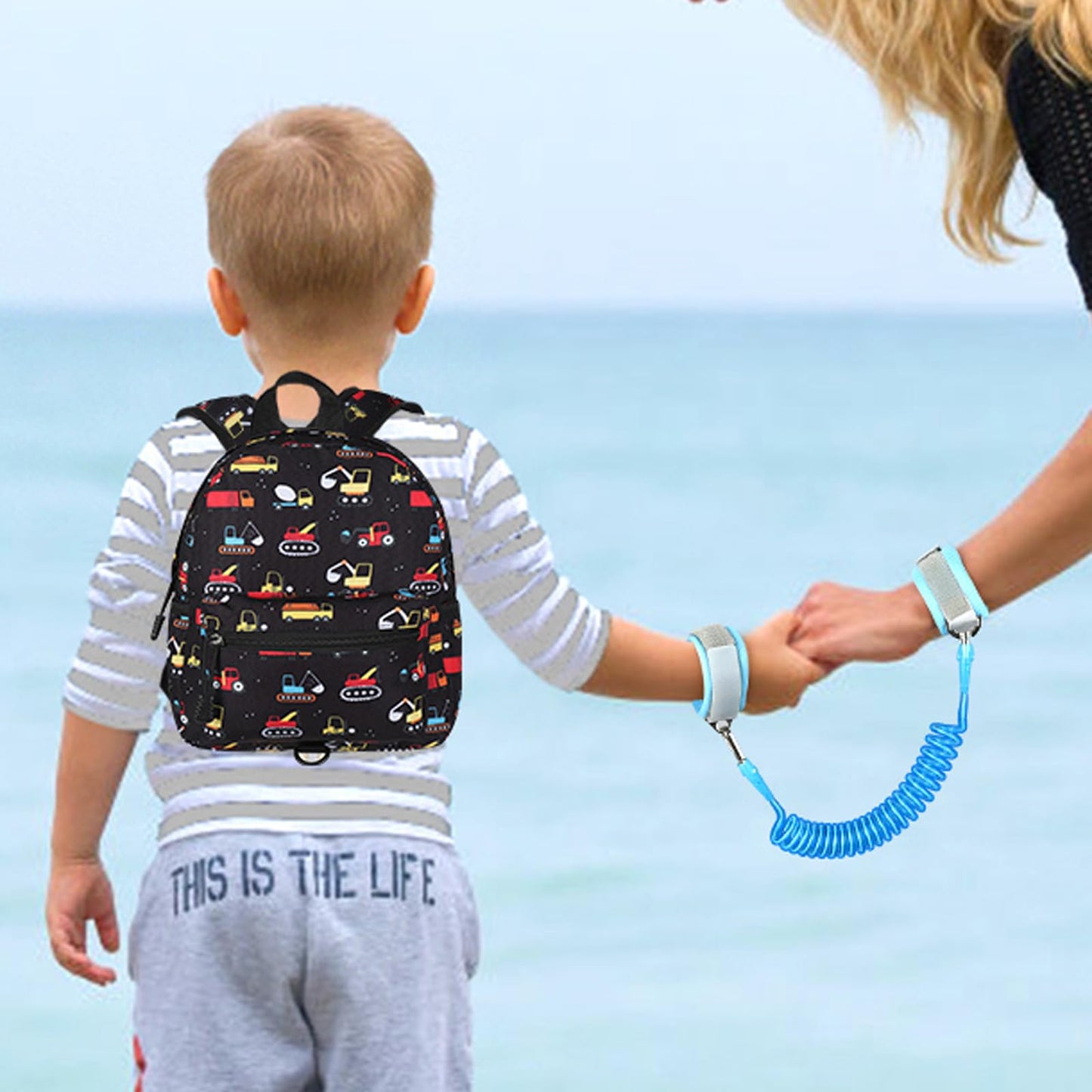 Accmor Toddler Backpack Leash, Cute Unicorn Baby Backpacks with Anti Lost Wrist Link, Mini Kids Backpack Leash Walking Harness for Outdoor Travel, Adorable Backpack Tether for Boys Girls 1-3 (Purple)