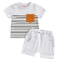 Mubineo Infant Toddler Baby Boy Summer T Shirt Shorts Outfits Short Sleeve Tee Tops Clothes Set