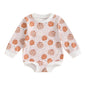 Easter Newborn Baby Girl Clothes Fuzzy Bunny Embroidery Romper Sweatshirt Bubble Jumpsuit Toddler Baby Girl Outfit