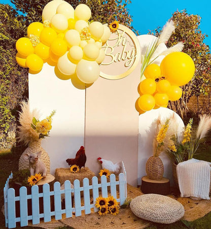 Sage Green Gold White Party Balloons, 50Pcs Sage Green and Gold Confetti Party Balloons For Birthday Baby Shower Engagement Wedding Anniversary Party Decorations