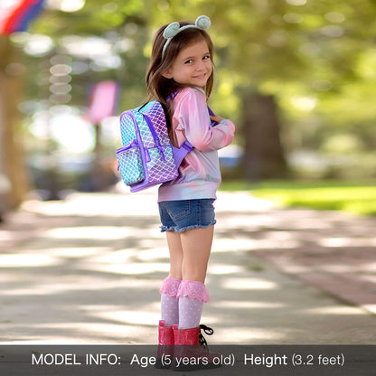 mibasies Mini Backpack for Girls Kids Rainbow Purse Dance Bag for Girls Gifts age 2 3 4 5 6 7 8 yrs