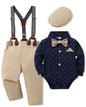SANMIO Baby Boy Clothes 0-24M Baby Boy Suits 4pcs Baby Boys Baptism Easter Outfits Baby Christmas Clothes