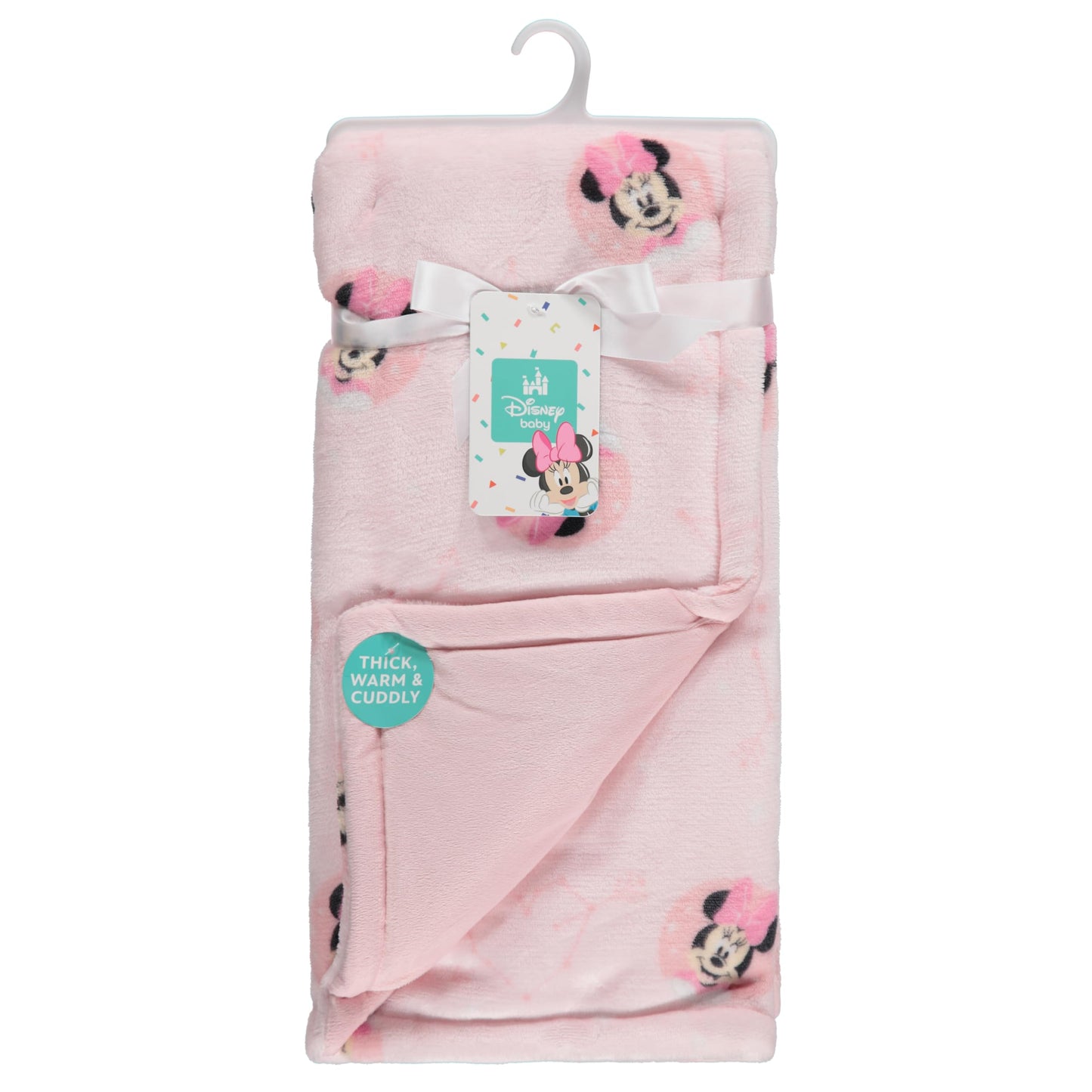Disney Mickey Mouse, Minnie Mouse, Winnie The Pooh, Lilo and Stitch 2-Ply Infant Blanket - Soft Fleece with Polyfill - Cozy and Warm Baby Blanket for Baby Boys and Girls, 30x40 Inches