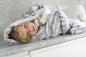 Cuddle Cookie Baby Wavey Faux Fur Blanket, 27 x 33 inches, in Gift Box (Pink)