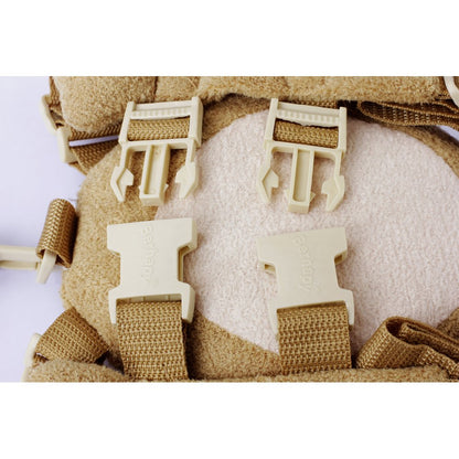 2 in 1 Lion Toddler Safety Harness Backpack Children's Walking Leash Strap（Yellow）