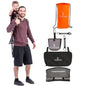 Piggyback SCOUT Toddler Carrier Backpack Deluxe - 6 Piece Set: Hip Belt, Carry Bag, Side Pocket, Mud Flap, Water Bottle & Selfie Stick Holders - For Ages 2-4 (Under 50 lbs) - Hiking & Travel
