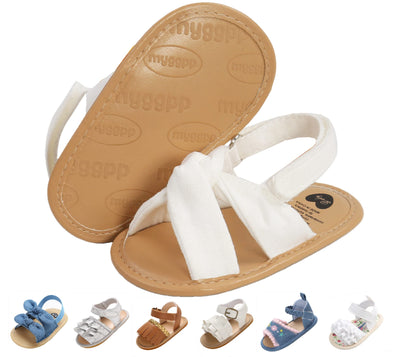 Baby Girls Sandals Summer Shoes Outdoor First Walker Toddler Girls Shoes for Summer