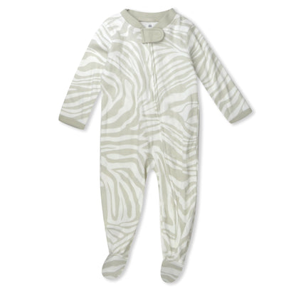 HonestBaby Sleep & Play Footed One-piece Pajama Sleeper 100% Organic Cotton, Baby Boys