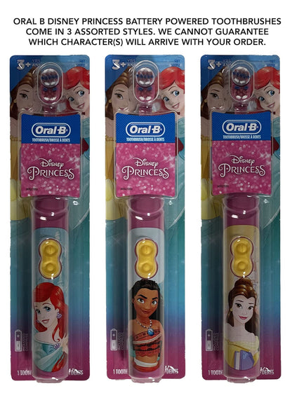 Oral-B Kids Battery Power Electric Toothbrush Featuring Disney's Frozen for Children and Toddlers age 3+, Soft (Characters May Vary)