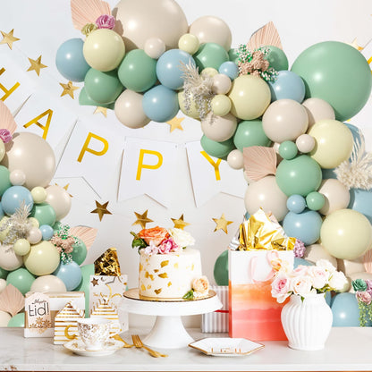 Dusty Pink Brown Balloon Arch Kit, Double Stuffed Blush Brown Cream Beige Nude Tan Pink Balloons Boho Balloon Garland Kit for Birthday Baby Shower Wedding Bridal Shower Gender Reveal Party Decoration