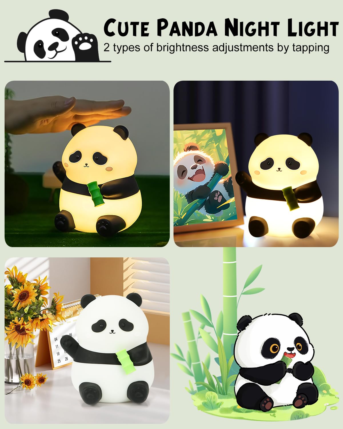 DuDu Duck Night Light, Cute Duck Lamp, Squishy Silicone Nightlight for Bedrooms with 30 Minutes Timer, Rechargeable Bedside Lamp with Touch Control for Bedrooms, Living Room