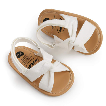 myppgg Baby Boys Girls Summer Sandals Non-Slip Soft Sole Infant Slippers Cotton Crib Shoes for Toddler First Walkers