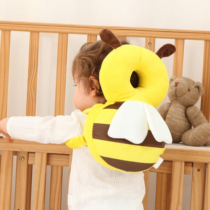 Baby Head Protector Backpack -Soft & Lightweight Pads - Prevents Bebes Backward Fall Astronauts Plush Stuffed