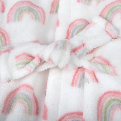 Baby and Infant Bath Robe with Hood and Baby Beach Cover Up for Boys and Girls 0-9 Months (Enchanted Evening)