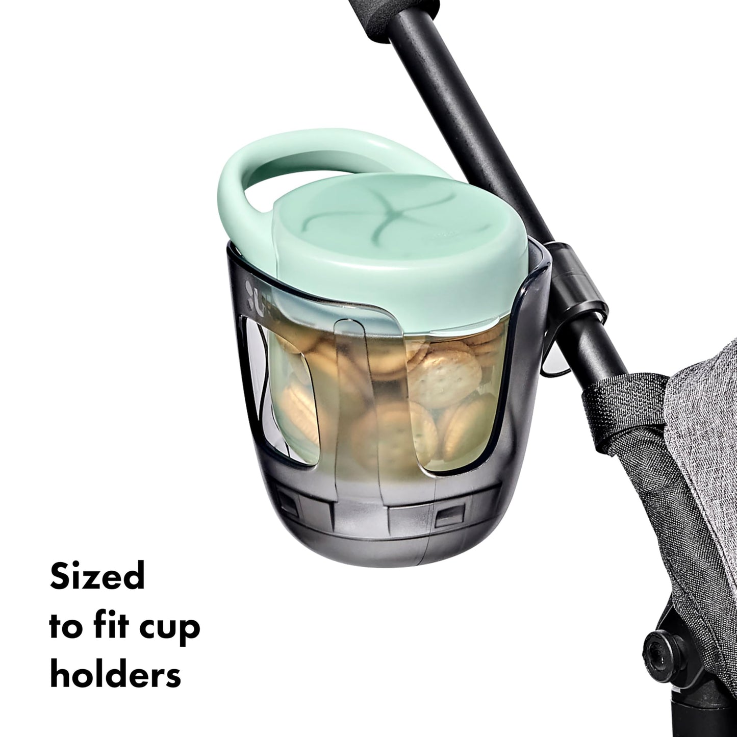 OXO Tot Snack Cup with Lid – 2 Pack, Opal and Blossom