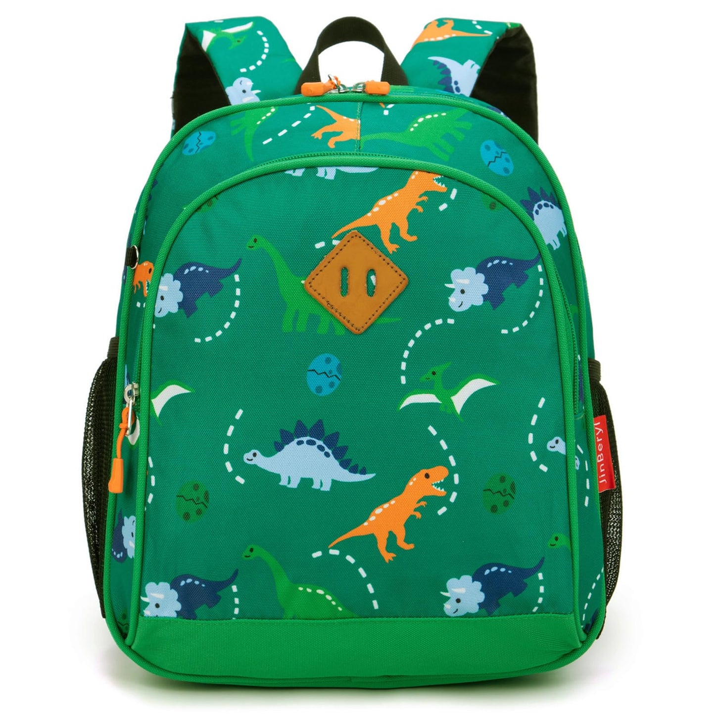Toddler Backpack for Boys, 12 Inch Kids Dinosaur Backpack for Preschool or Kindergarten, Black