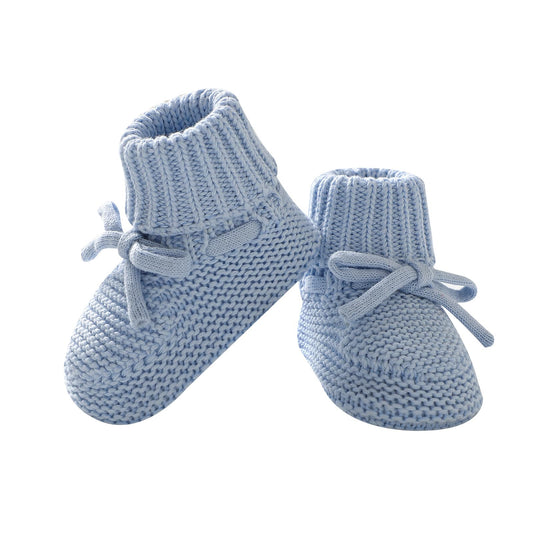 Hadetoto Baby Booties Newborn First Walkers Cozy Shoes Warm Knit Soft Booties for Toddler Infant Boy Girl