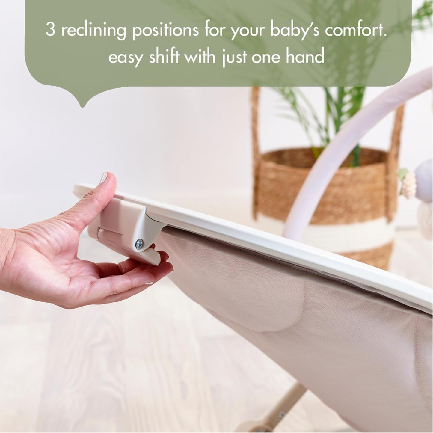 Tiny Love Boho Chic 2-in-1 with Removeable Hanging-Toy Bar, Stationary Modes, Folds Flat for Compact Storage and Portability