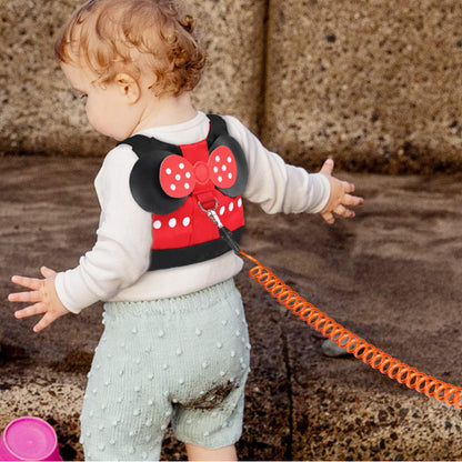 Accmor Toddler Leash Harness, Child Harness Baby Leash + Anti-Lost Wrist Link, Cute Kids Harness with Walking Strap Tether Belt for 1-5 Years Boys and Girls to Zoo or Mall