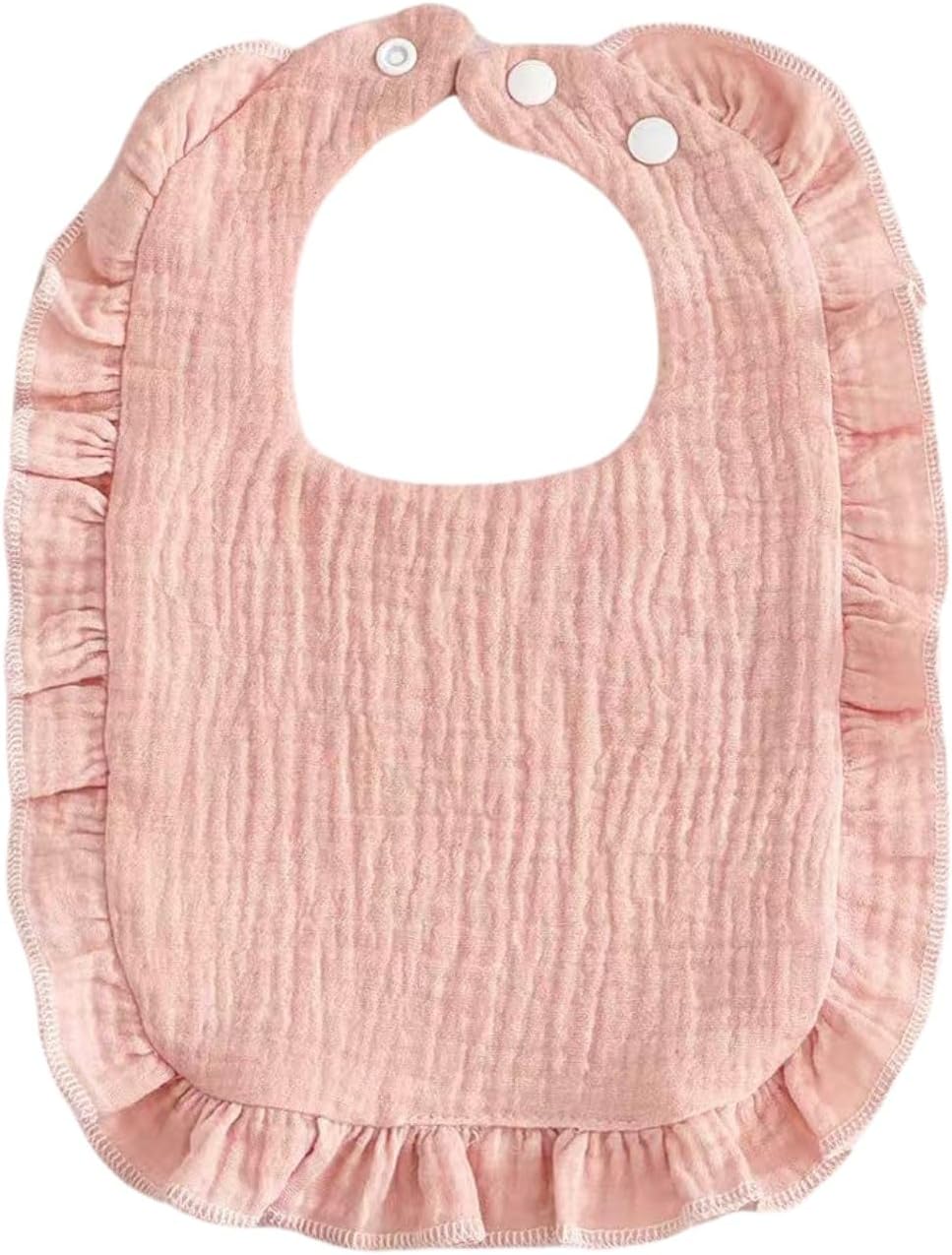 PandaEar 4 Pack Muslin Baby Bibs, Absorbent Bandana Drool Bibs for Girls, Soft Cotton Adjustable Teething & Feeding Bib for Newborns & Toddlers