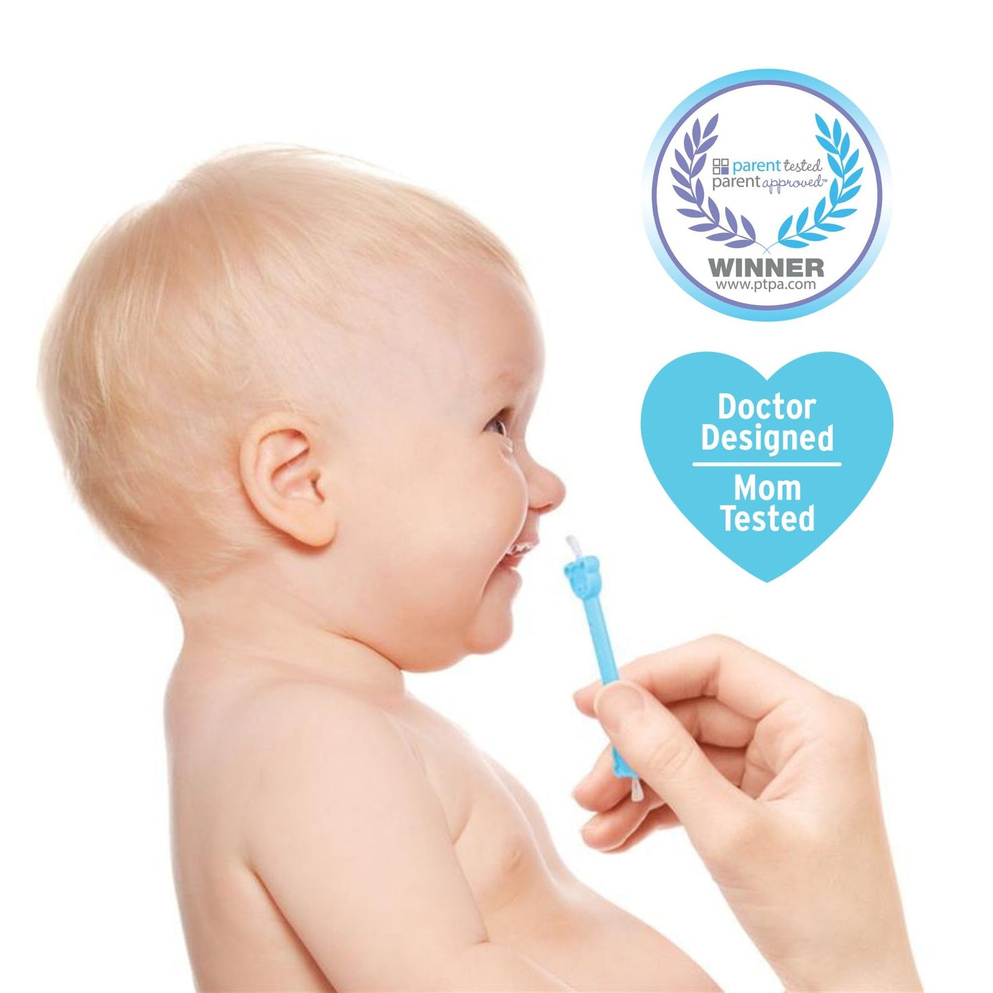 oogiebear: Baby Nose Cleaner & Ear Wax Removal Tool - Safe Booger & Earwax Removal for Newborns, Infants, Toddlers - Dual-Ended - Essential Baby Stuff, Diaper Bag Must-Have, with CASE