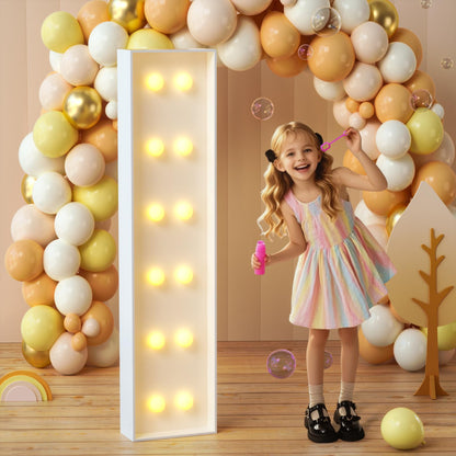 imprsv Marquee Light Up Letters, 3FT Mosaic Letters with Light for Baby Shower Graduation Party Decor, Large A for Engagement Wedding Party Decorations (Need to Assemble)