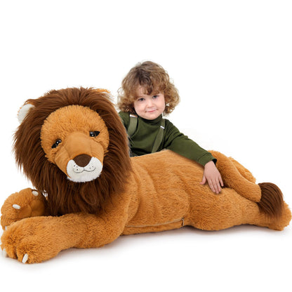 Tezituor 51 inch Giant Alligator Stuffed Animal, 4ft Large Stuffed Crocodile Plush Toy, Hugging Soft Alligator Plush Pillow for Girls Boys