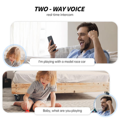 Robot Security Camera,Indoor Camera Robot,5G/2.4Ghz WiFi Robot Cameras for Home Security,Pet/Baby Camera with Phone App Motion Detection and Alarm,Home Security Two-Way Talk, Human Detection